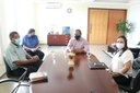 Câmara Municipal de Montes Claros e Unimontes. Reunião realizada na quarta-feira (13/01), na Reitoria da Unimontes.