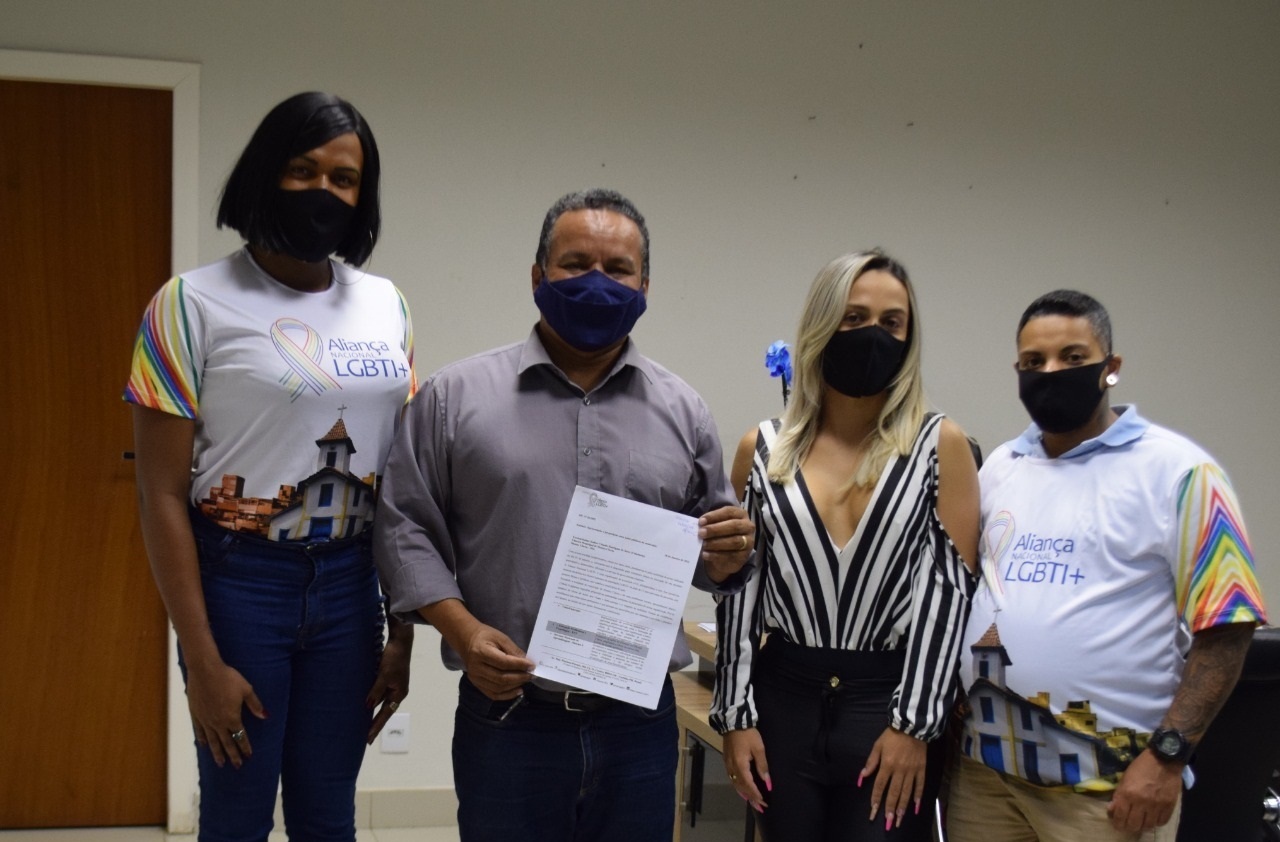 Aliança Nacional LGBTQI+ de Montes Claros busca apoio do legislativo municipal 