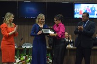 Câmara entrega título de Cidadã Benemérita a Celeste Fróes