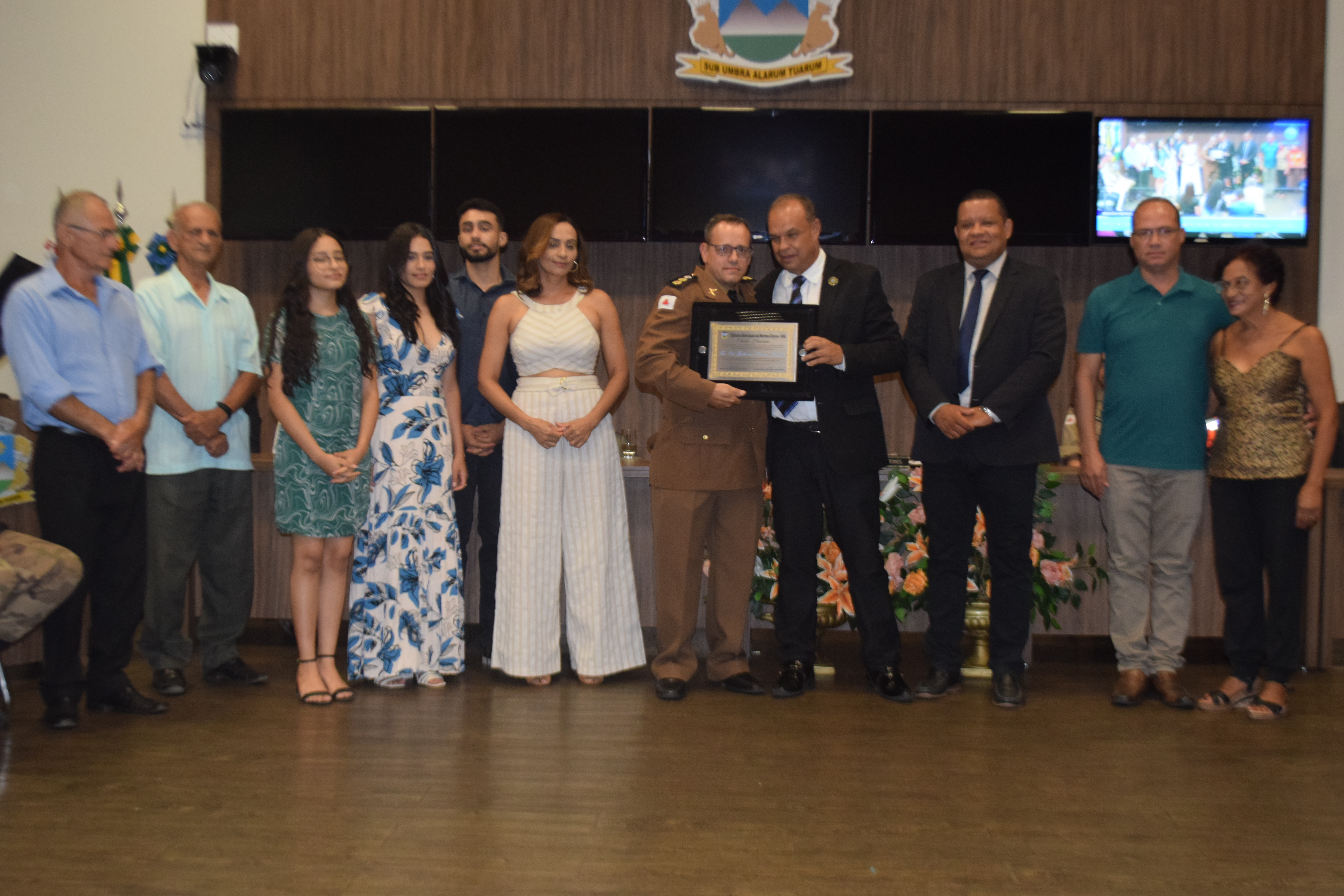 Câmara homenageia tenente-coronel em sessão especial