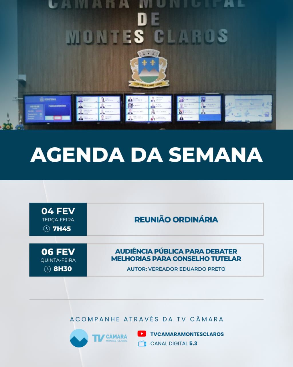 Câmara promove audiência pública
