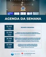 Câmara realiza agenda com sessões especiais e audiência pública 