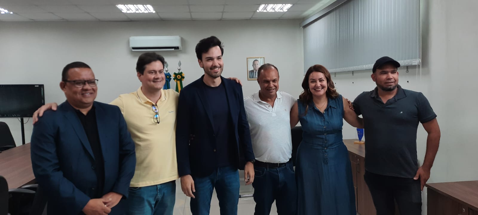 Câmara recebe a visita do presidente da Assembleia Legislativa