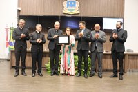 Catedral  recebe Placa Alferes José Lopes de Carvalho pelo Jubileu de 75 anos