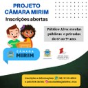 Escola do Legislativo abre inscrições para o Projeto Câmara Mirim 2026 