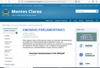 Novo canal de transparência apresenta emendas impositivas dos vereadores 