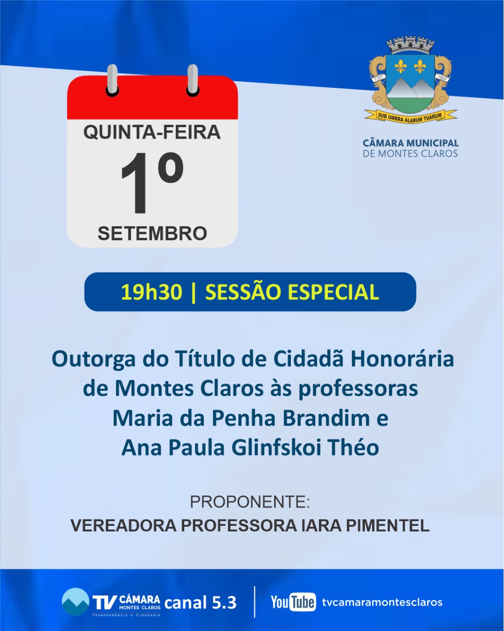 Professoras recebem título de cidadãs honorárias